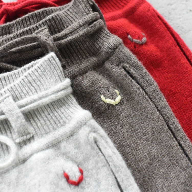 FINE LAMBS WOOL BELTED PANTS ファインラムウール ベルテッドパンツ