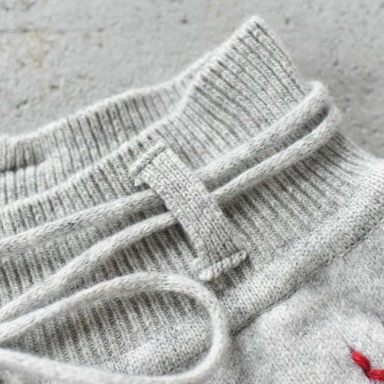 FINE LAMBS WOOL BELTED PANTS ファインラムウール ベルテッドパンツ