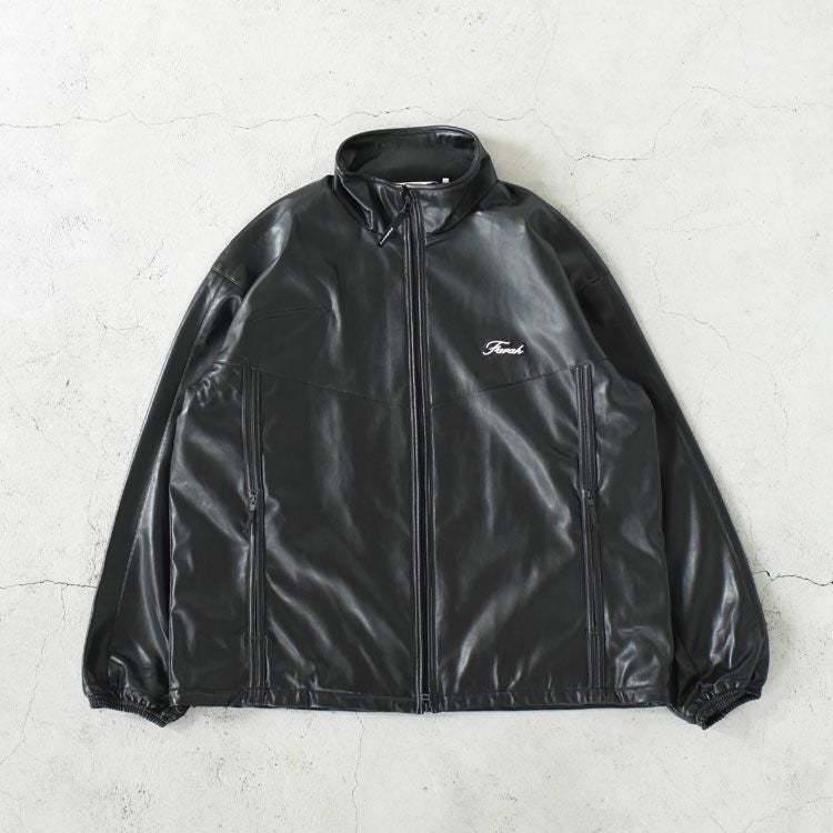 SALE 20％OFF】Synthetic Leather Zip Up Jacket シンセティックレザー