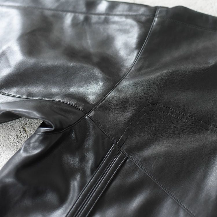 SALE 20％OFF】Synthetic Leather Zip Up Jacket シンセティックレザー