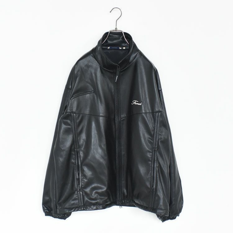 SALE 20％OFF】Synthetic Leather Zip Up Jacket シンセティックレザー