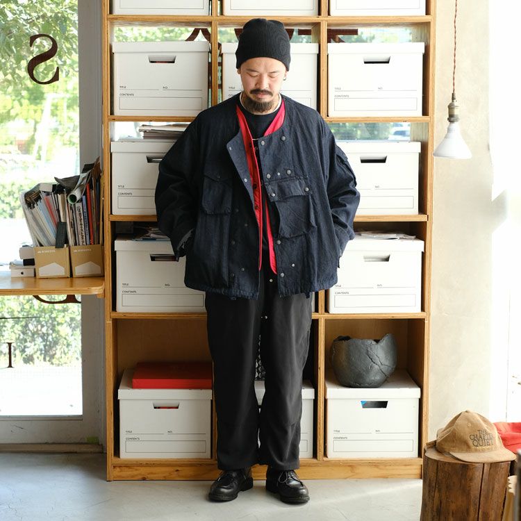 SALE 20％OFF】COLLARLESS JKT カラーレスジャケット/M2520-1A011F