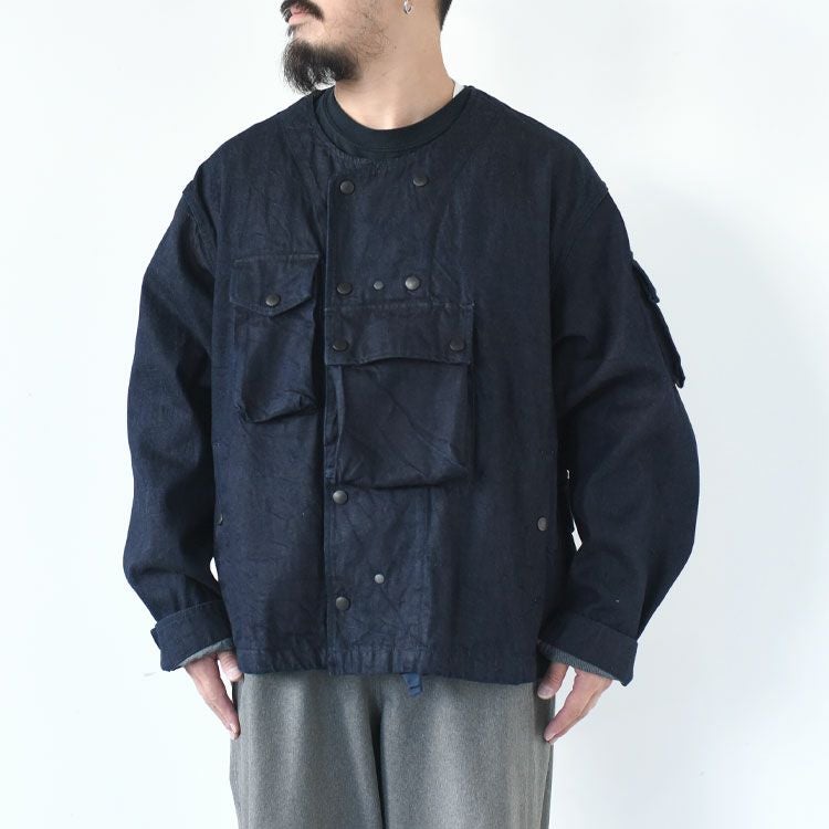 SALE 20％OFF】COLLARLESS JKT カラーレスジャケット/M2520-1A011F