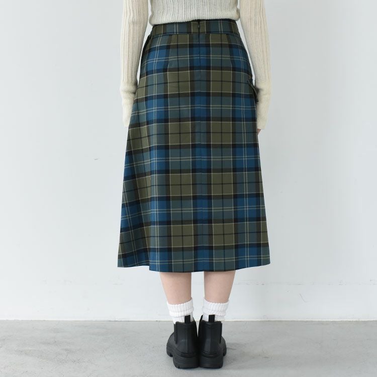 SALE 20％OFF】WILMA MAXI SKIRT ウィルマ タータンマキシスカート