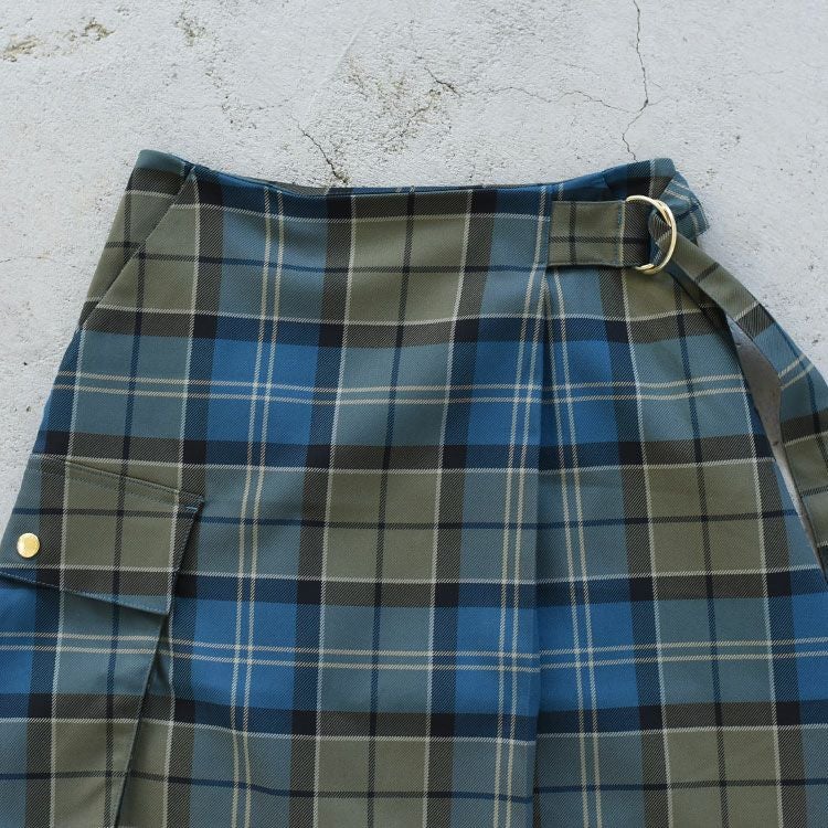 WILMA MAXI SKIRT ウィルマ タータンマキシスカート