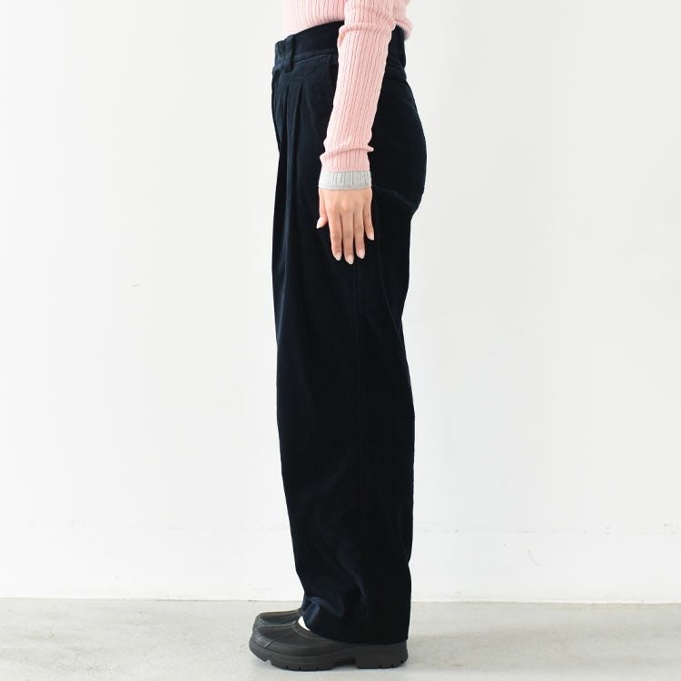 ORGANIC VELVET TOMBOY PANTS オーガニックベルベット トムボーイパンツ