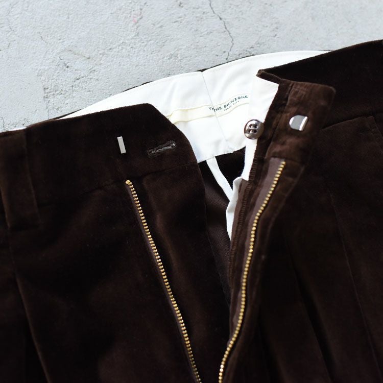 ORGANIC VELVET TOMBOY PANTS オーガニックベルベット トムボーイパンツ
