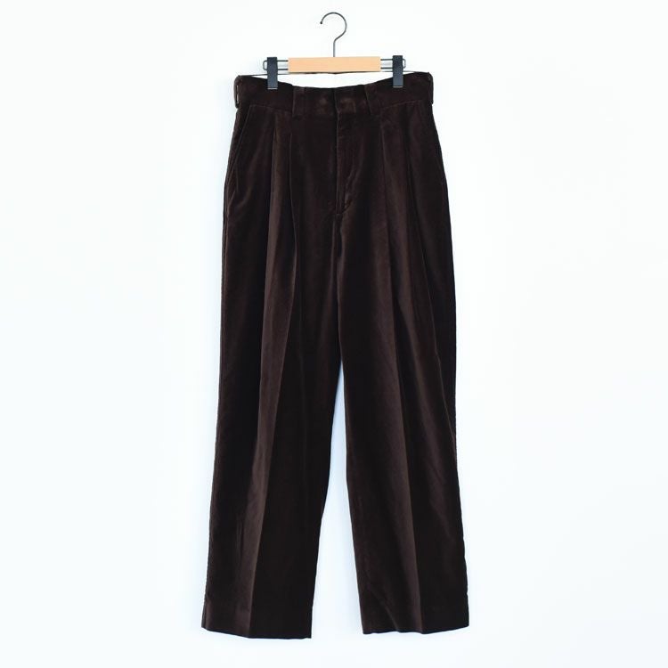 ORGANIC VELVET TOMBOY PANTS オーガニックベルベット トムボーイパンツ