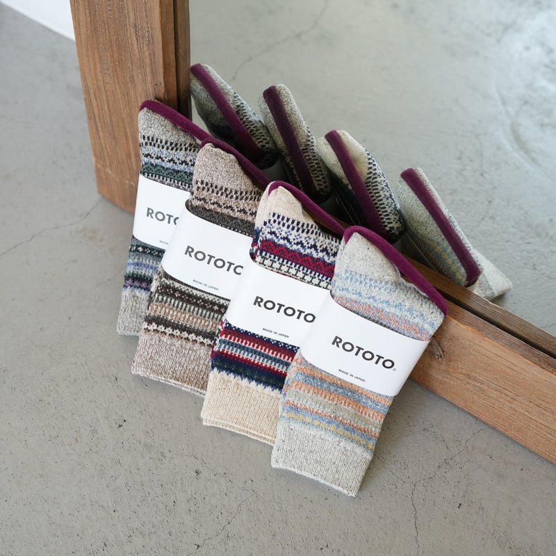 NORDIC PATTERN SOCKS ノルディック パターンソックス