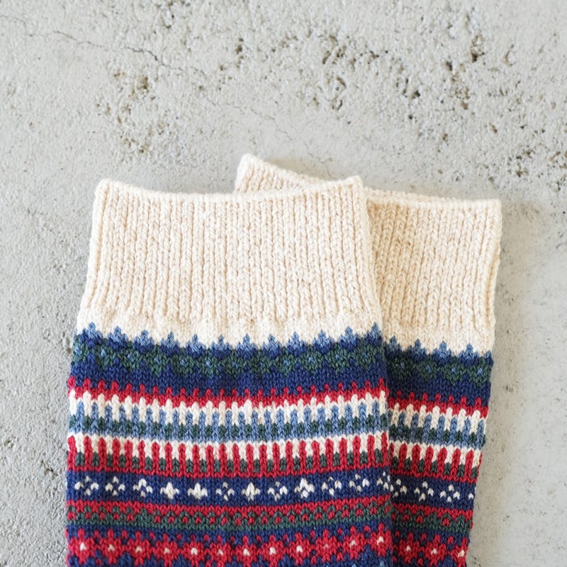 NORDIC PATTERN SOCKS ノルディック パターンソックス