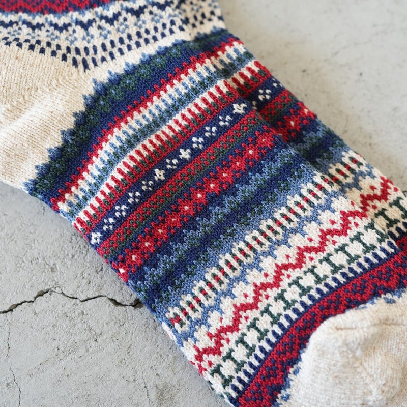 NORDIC PATTERN SOCKS ノルディック パターンソックス