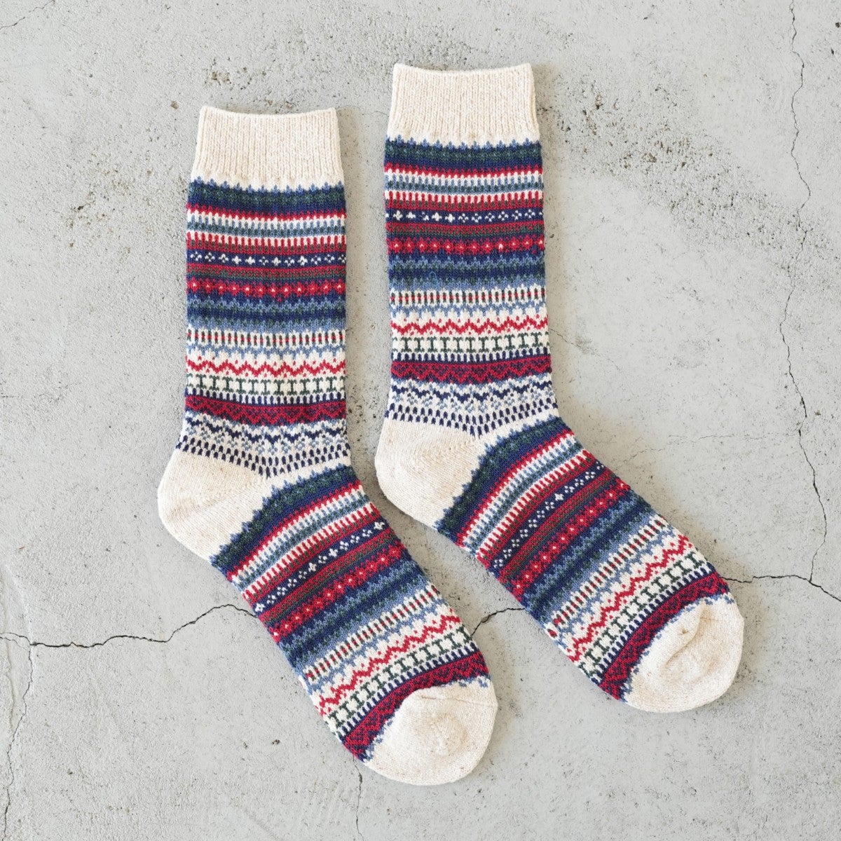 NORDIC PATTERN SOCKS ノルディック パターンソックス
