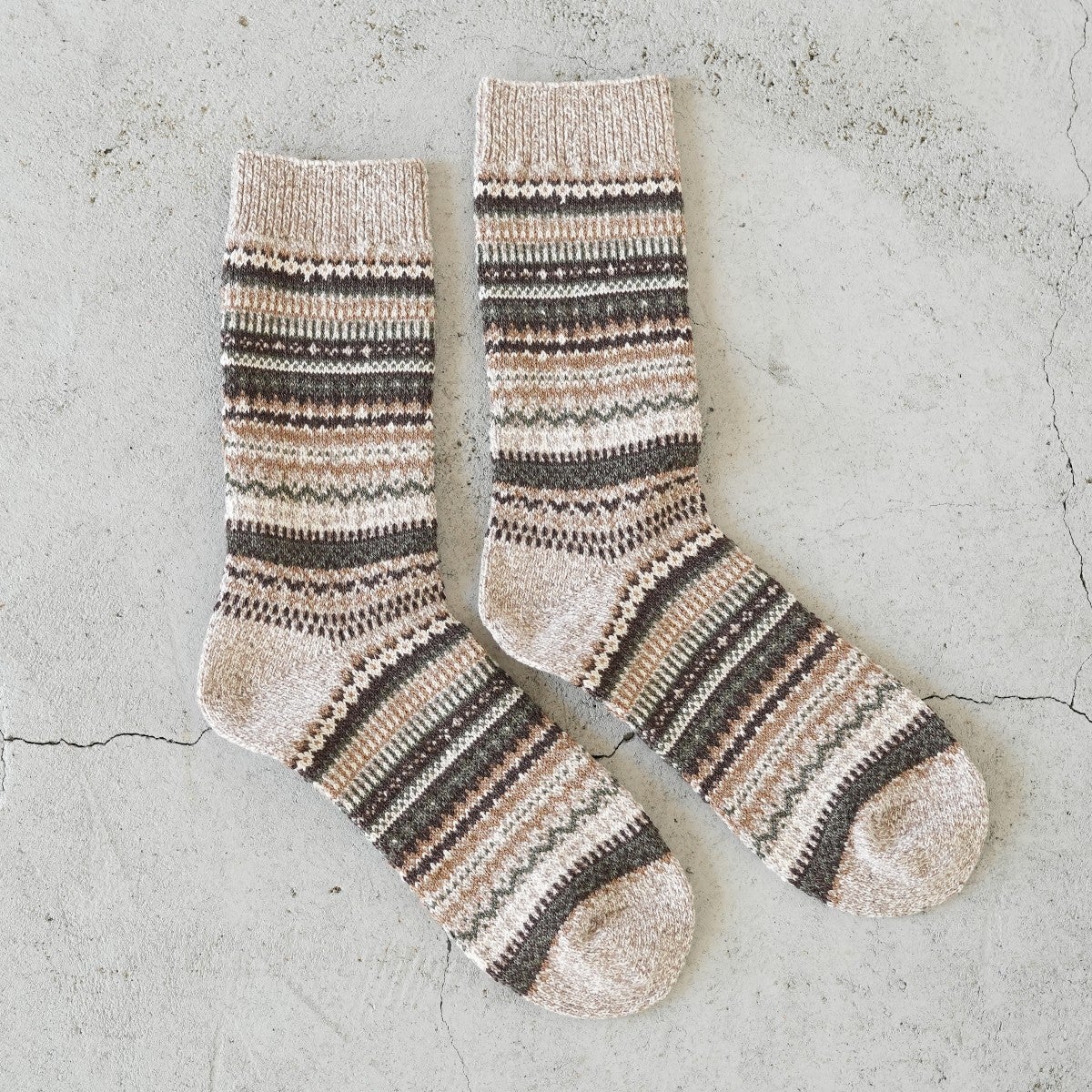 NORDIC PATTERN SOCKS ノルディック パターンソックス