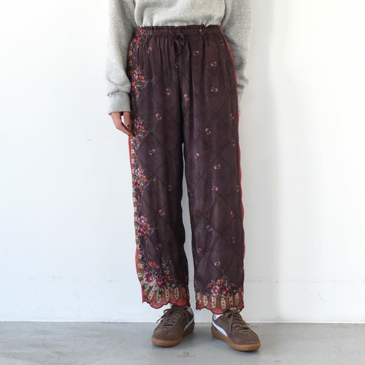 pattern quilt pants パターンキルトパンツ