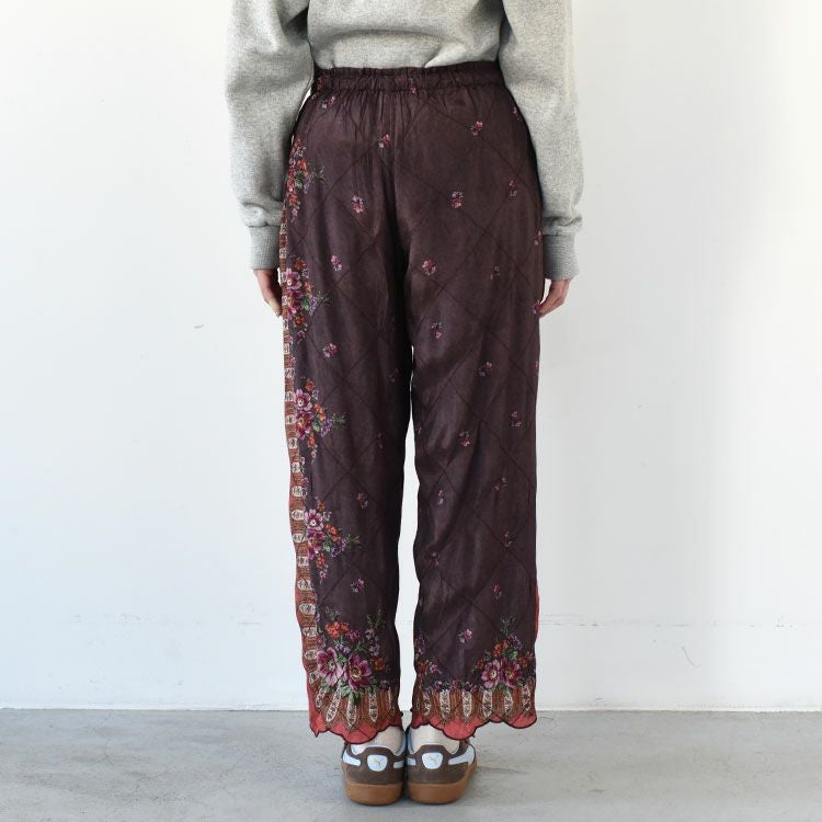 pattern quilt pants パターンキルトパンツ
