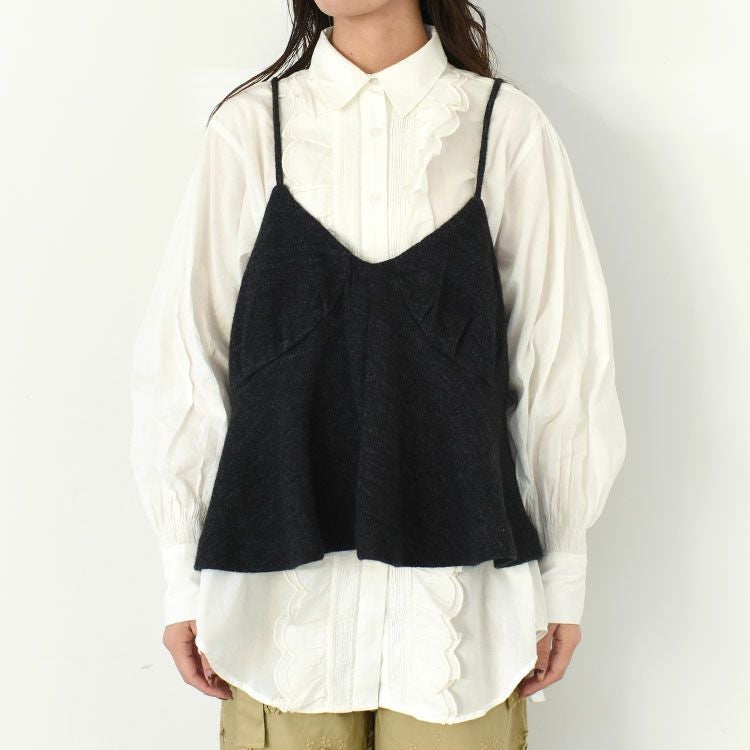 SALE 20％OFF】wool mix lingerie cami ウールミックスランジェリー