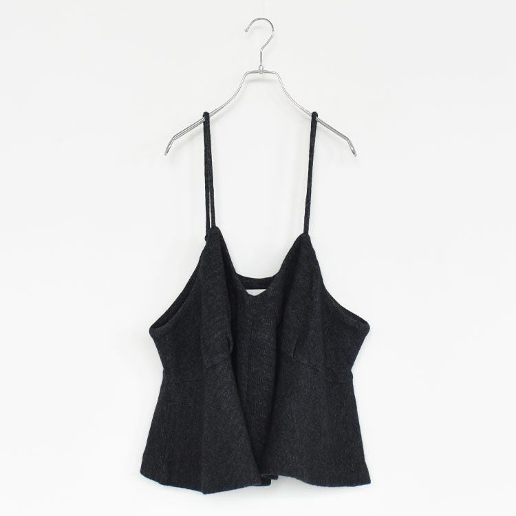 新年値下【crinklecrinklecrinkle】wool mix cami SALE 30％OFF】wool mix lingerie cami ウールミックスランジェリー