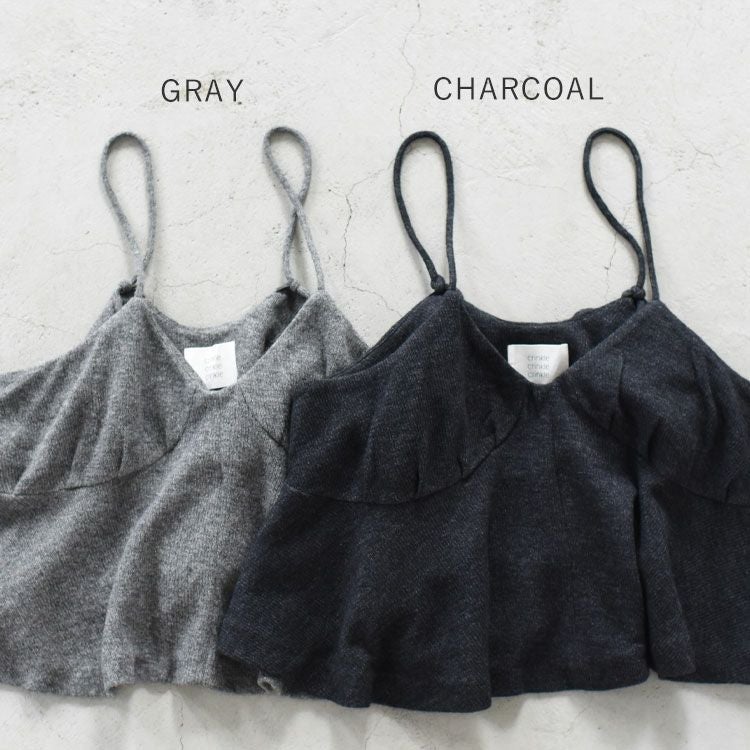 SALE 20％OFF】wool mix lingerie cami ウールミックスランジェリー