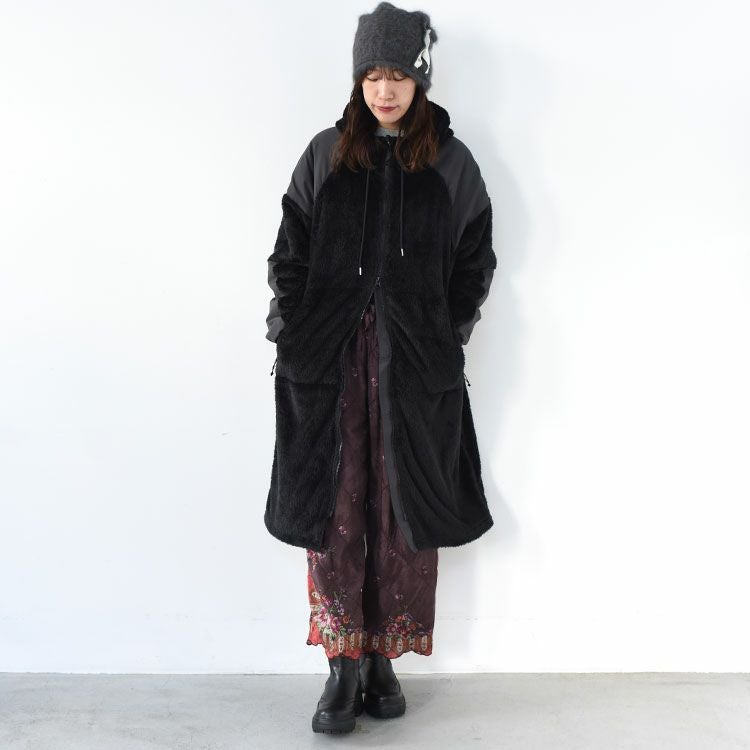 LEVEL3 SHAGGY HOODEDCOAT レベル3 シャギーフーデッドコート