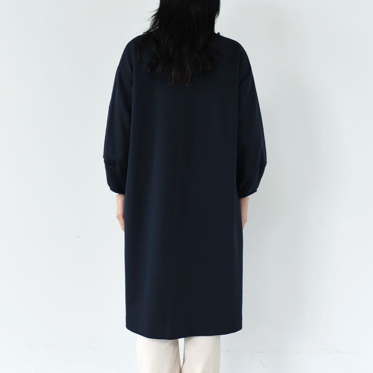 smooth double-knit skipper onepiece スムースダブルニットスキッパーワンピース