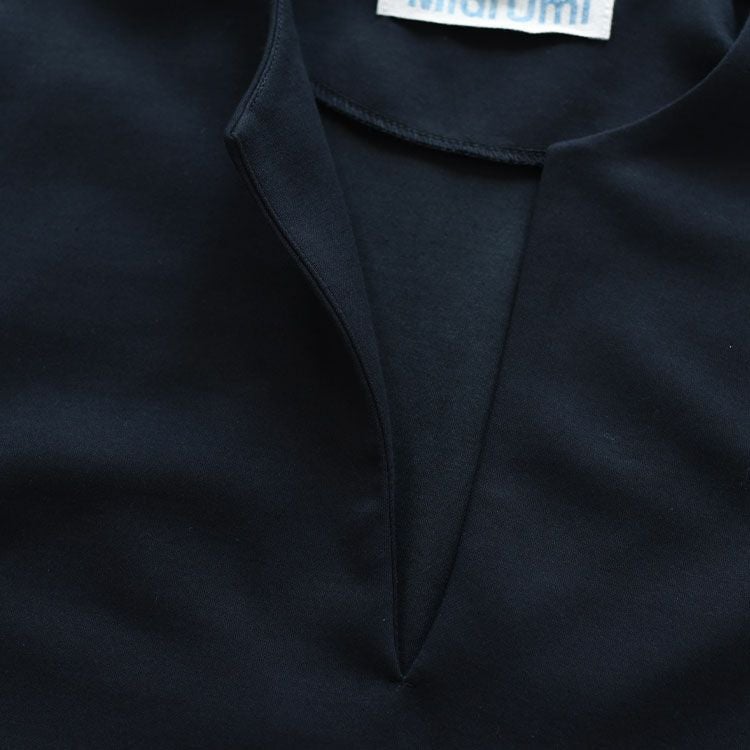 smooth double-knit skipper onepiece スムースダブルニットスキッパーワンピース