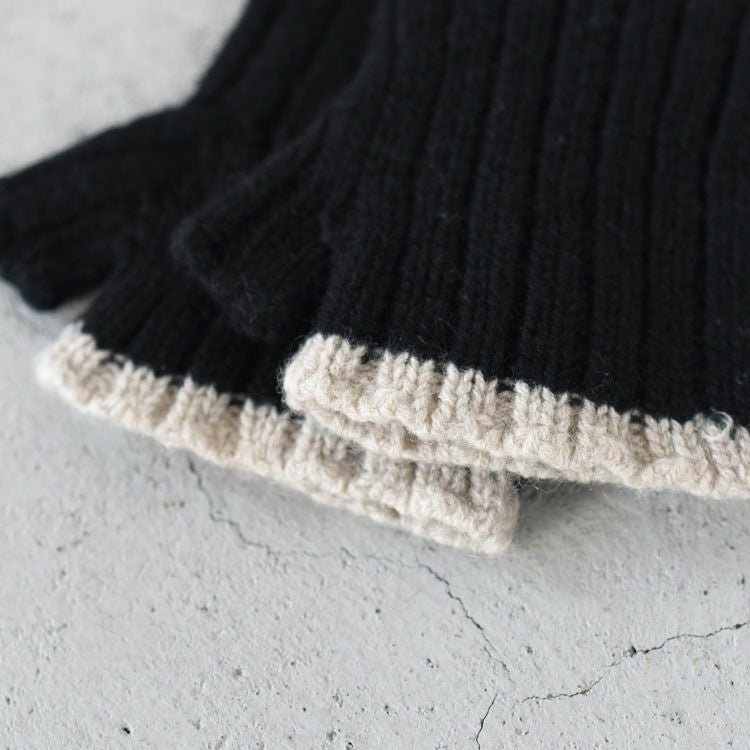 Rib Wrist Warmer Tipping リブリストウォーマーティッピング