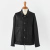 LEATHER JACKET W/SILVER BUTTON（ENTREFINO）