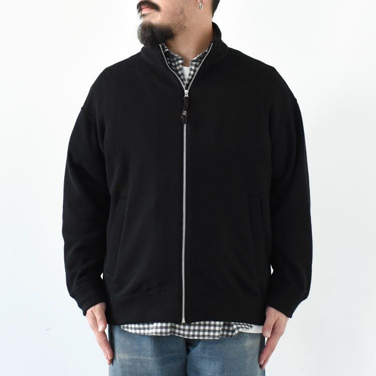 PEACE COTTON ZIP UP JACKET with SILVER CHARM ピースコットンジップ