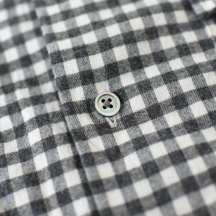 ROLL UP FLANNEL GINGHAM CHECK SHIRT ロールアップ フランネル