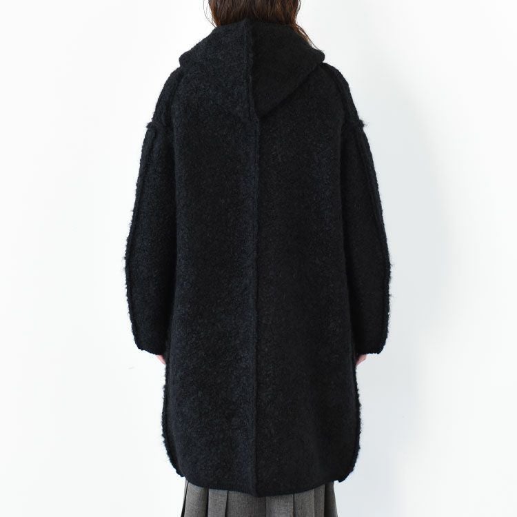 MOHAIR & SHETLAND WOOL JUMBO LOOP KNIT COAT ジャンボループニット