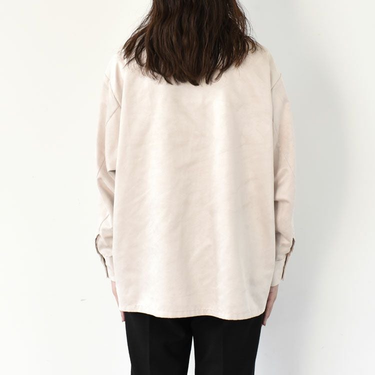 fake suede shirt フェイクスエードシャツ