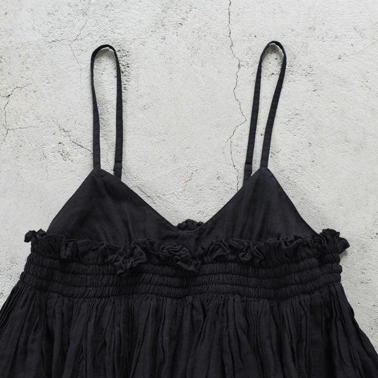 embroidery scallop cami dress エンブロイダリースカラップキャミドレス