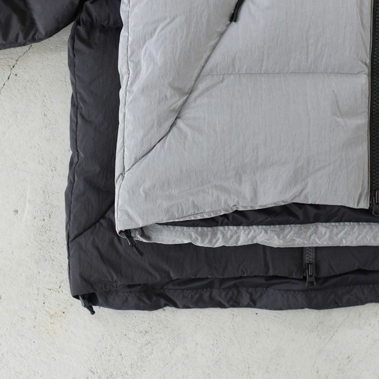 DOPE DYED RIPPLE DOWN JACKET ドープダイドリップルナイロンダウンジャケット