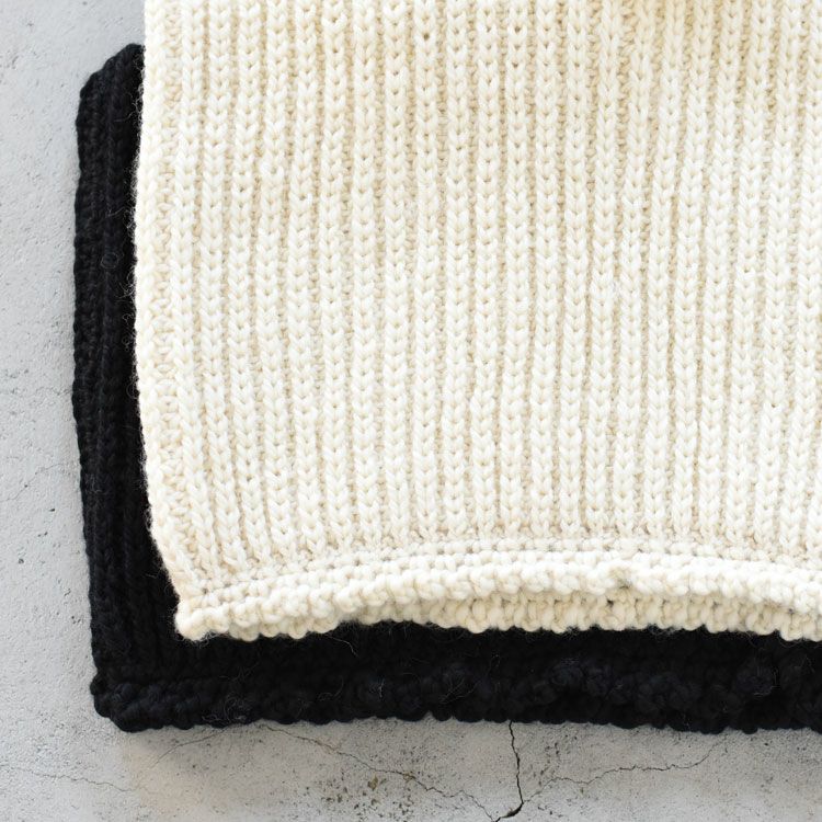 hand knit ruffle vest ハンドニット ラッフルベスト