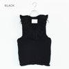 hand knit ruffle vest ハンドニット ラッフルベスト