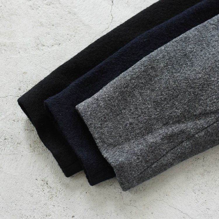 Collarless Cocoon Coat カラーレス コクーンコート