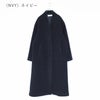 Collarless Cocoon Coat カラーレス コクーンコート