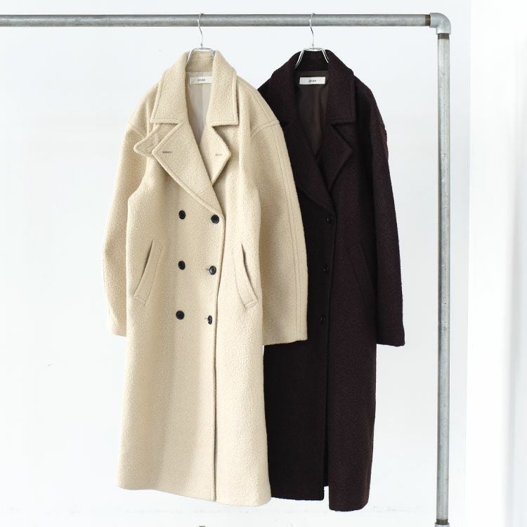 SALE 30％OFF】Double Tweed Coat ダブルツイードコート/62520005