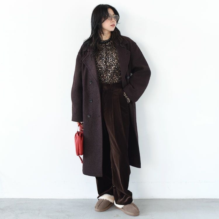SALE 30％OFF】Double Tweed Coat ダブルツイードコート/62520005