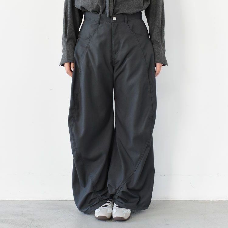 tuck design denim pants タックデザインデニムパンツ/KM25WG03/Knuth