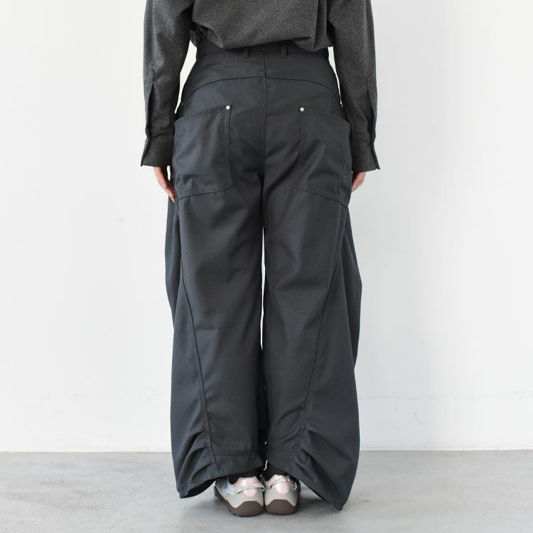 tuck design denim pants タックデザインデニムパンツ/KM25WG03/Knuth