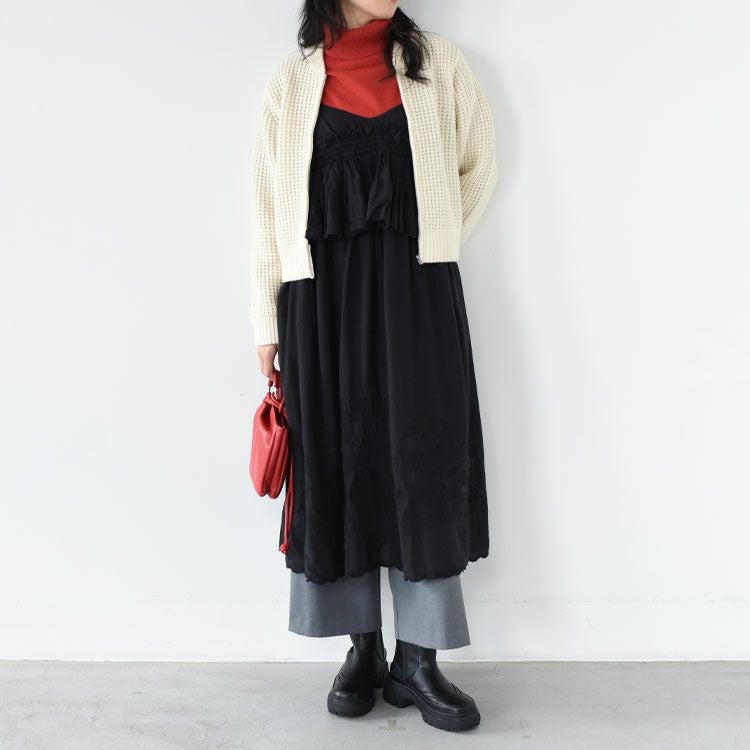 SALE 20％OFF】waffle zip blouson ワッフルジップブルゾン/4-220092