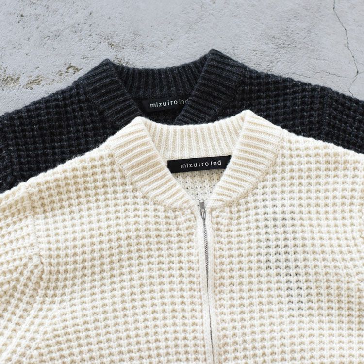 waffle zip blouson ワッフルジップブルゾン
