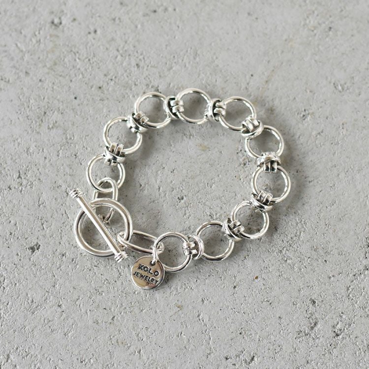 Horn link Bracelet -12mm-/XOB019-17/XOLO JEWELRY（ショロジュエリー