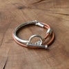 Toggle Double Leather Bracelet