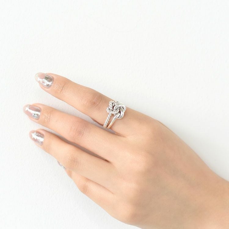 Double Knot Rope Ring/XOR080-2/XOLO JEWELRY（ショロジュエリー