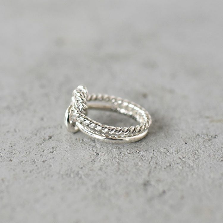 Double Knot Rope Ring/XOR080-2/XOLO JEWELRY（ショロジュエリー