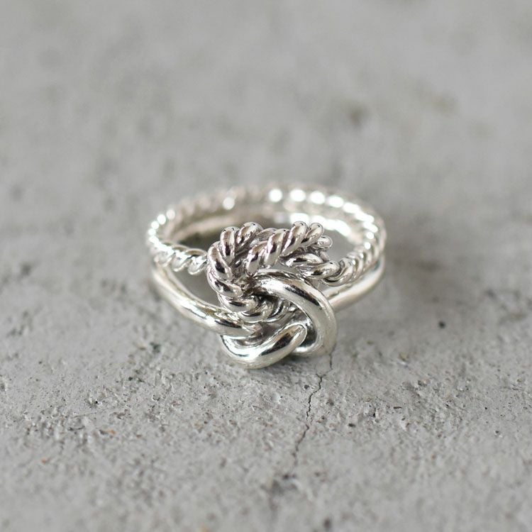 Double Knot Rope Ring/XOR080-2/XOLO JEWELRY（ショロジュエリー