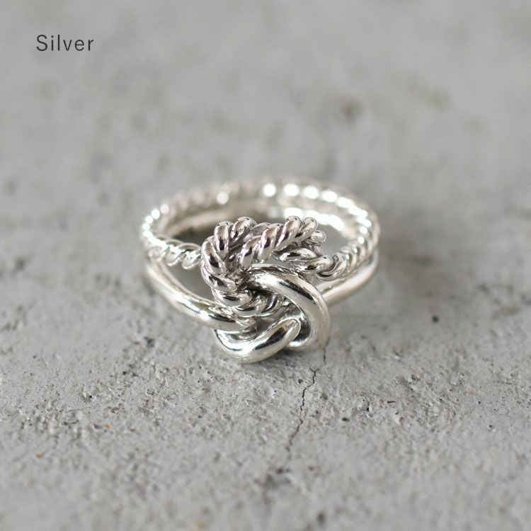 Double Knot Rope Ring/XOR080-2/XOLO JEWELRY（ショロジュエリー