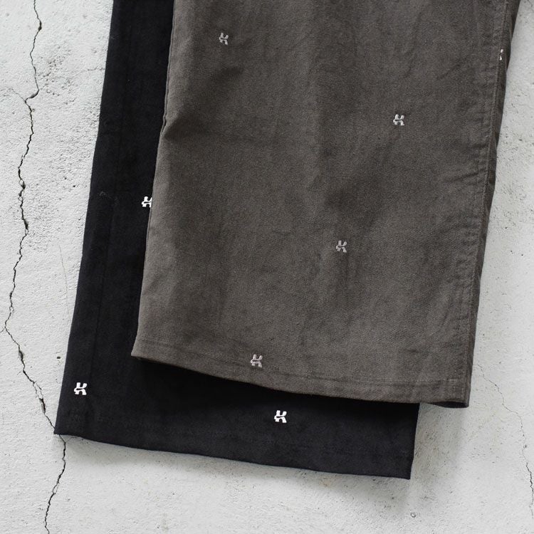 K motif velveteen pants(unisex) kモチーフベルベティーンパンツ